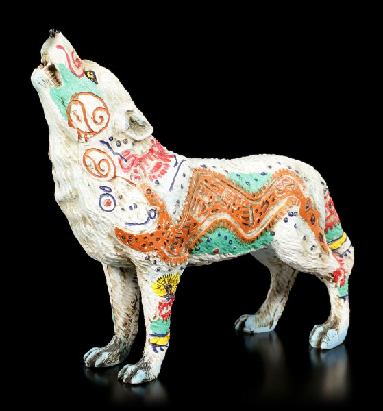Wolf Spirit Figurine - Aztec