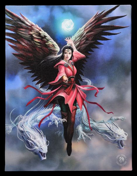 Small Canvas Angel - Air Sorceress