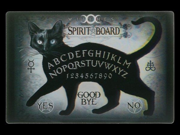 3D Postcard - Black Cat Spirit Board