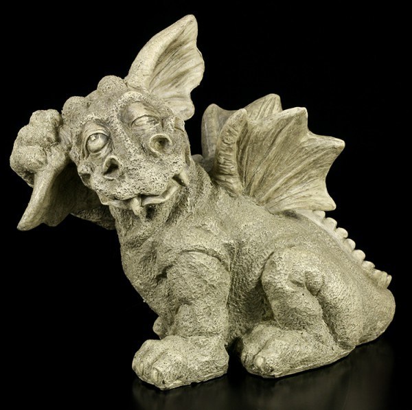 Garden Figurine - Baby Dragon Paffy