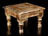 Tisch Altar - Triple Moon mit Verzierungen