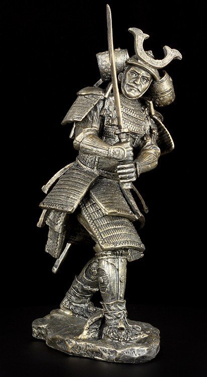 Samurai Figur mit gezogenem Schwert