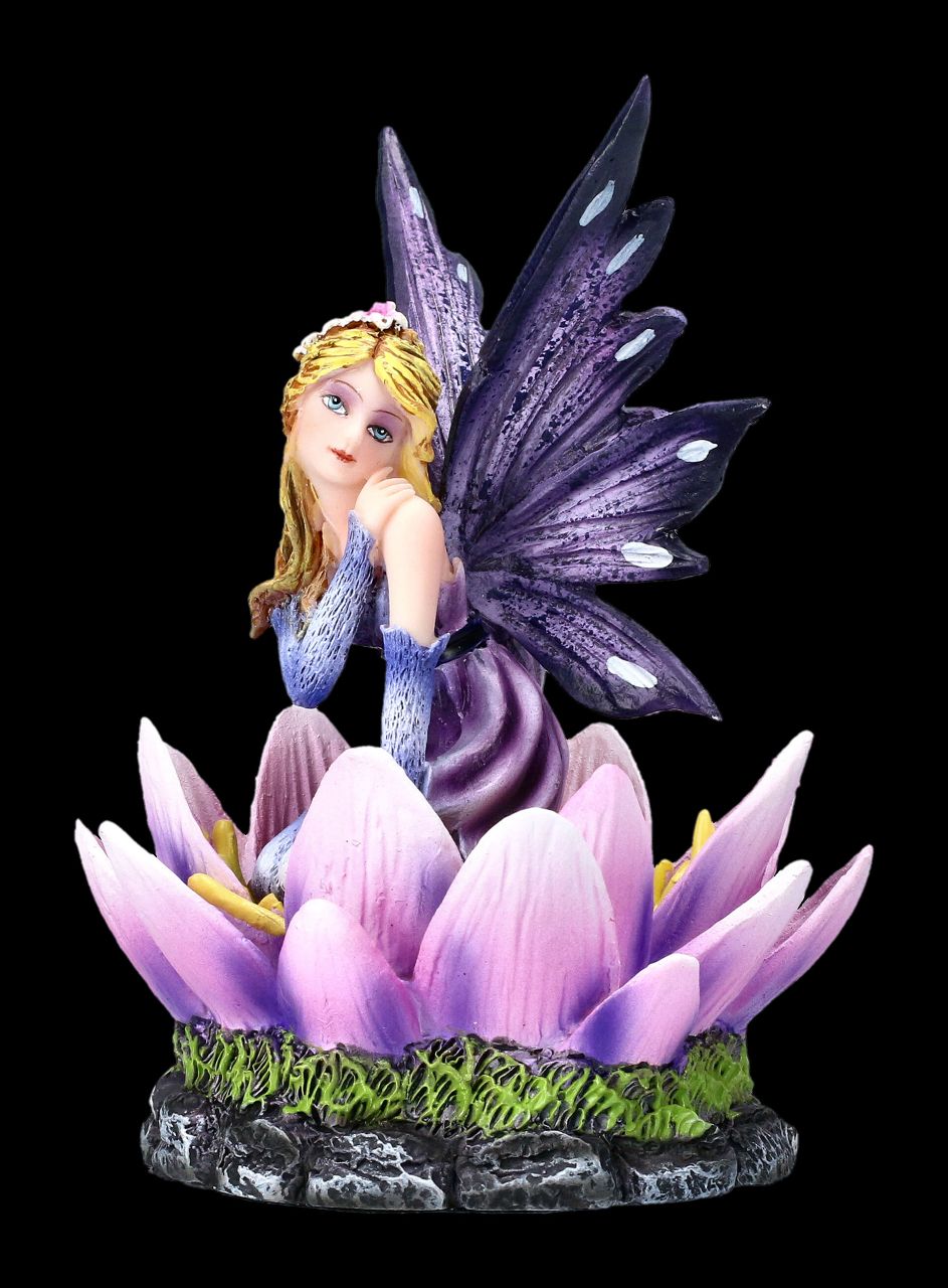 Fairy Land Figurine - Fairy on a Lotus