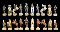 Chessmen Set - Samurai Warriors