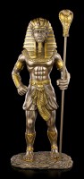 Tutanchamun Figur - Ägpytischer Pharao bronziert