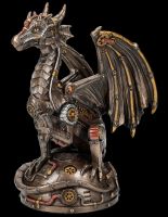 Dragon Figurine - Steampunk Guardian