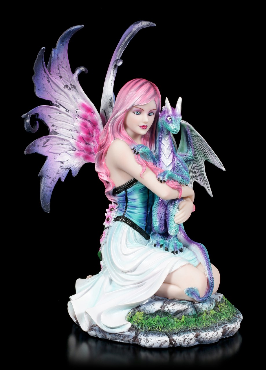 Fairy Figurine - Menadiel with Dragon