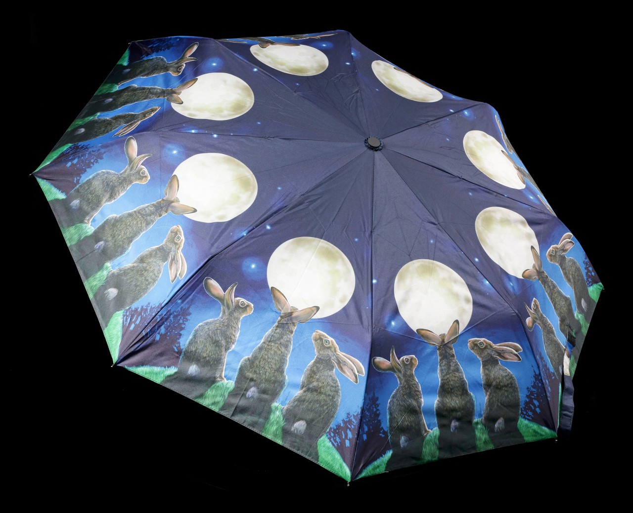 Umbrella with Hares - Moon Shadows