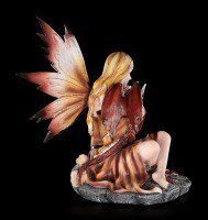 Fairy Figurine - Himiyana with Dragon Boy in Fall