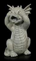 Dragon Garden Figurine - Keeps his Eyes closed