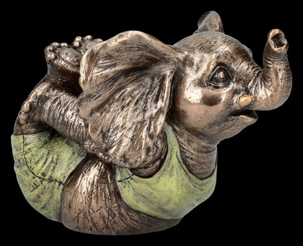 Elephant Figurine Yoga - Bow