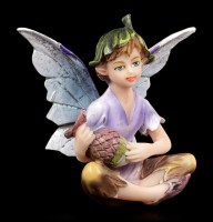 Small Fairy Figurine - Boy with Acorn