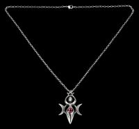 Necklace - Goddess Danu Triple Moon