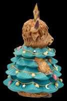 Highland Cow Weihnachtsbaum-Figur - Winter