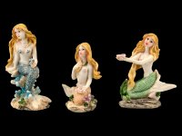 Little Mermaid Figurines - Set of 3