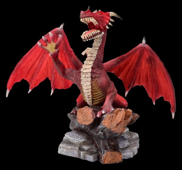 Dragon Figurine red - Woltan the Destroyer