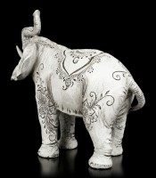 Indian Henna Elephant Figurine