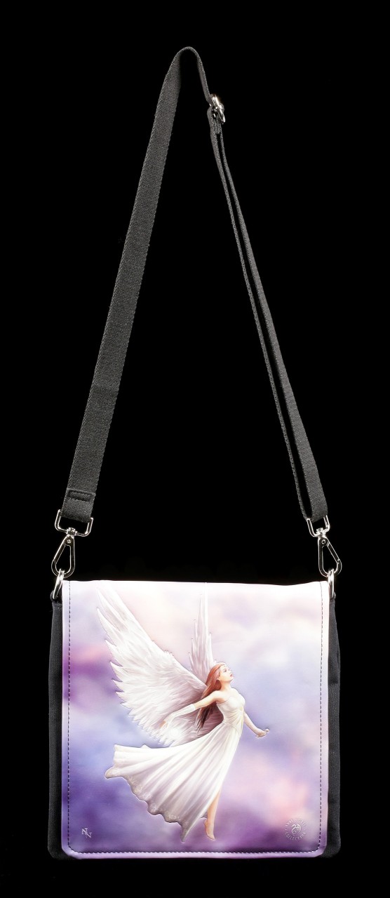 Shoulder Bag with Angel - Ascendance - embossed