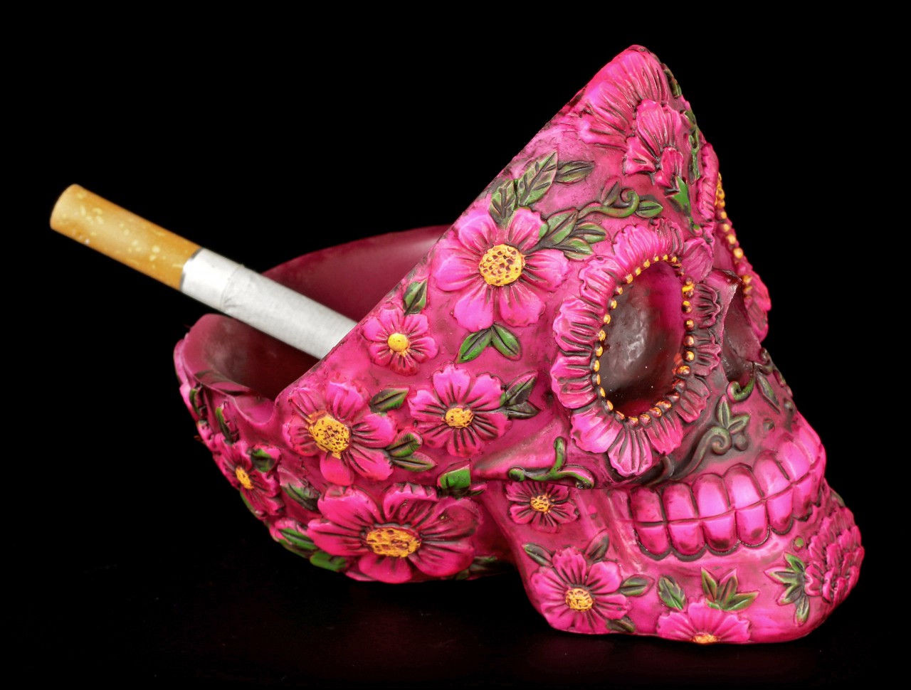 Ashtray - Sugar Blossom Skull