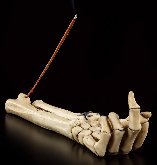 Skeleton Hand Incense Stick Holder