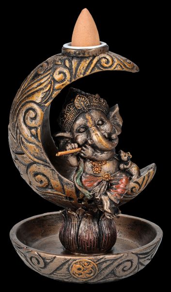 Backflow Incense Burner - Ganesha Moon