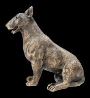 Dog Figurine - Bull Terrier bronze colored