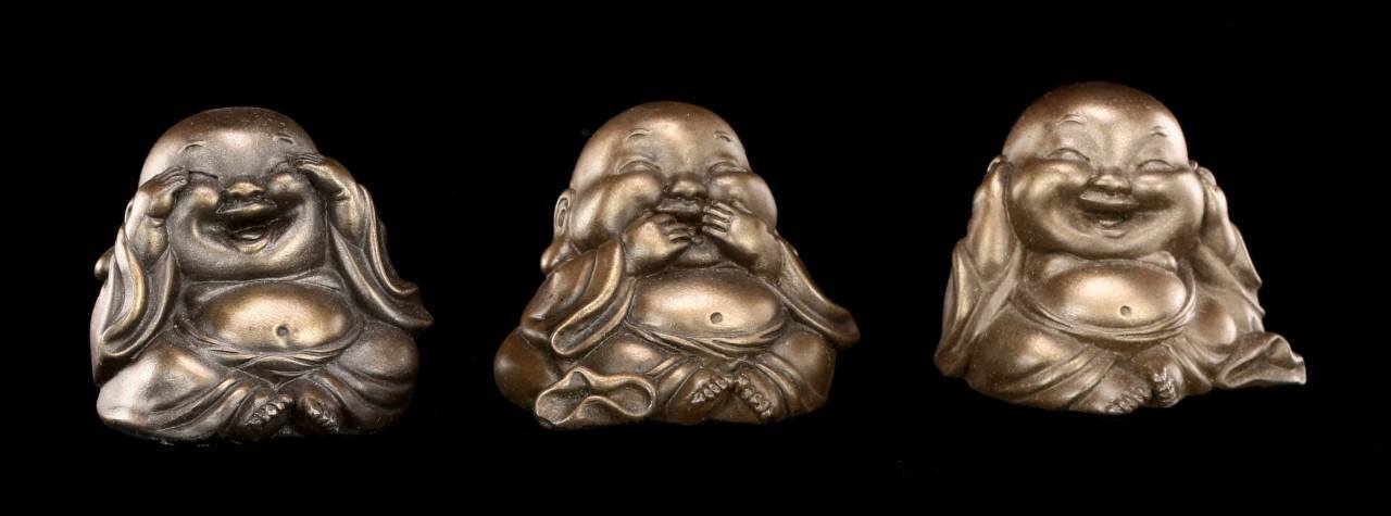 Drei Weise Buddha Figuren - Nichts Böses