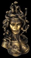 Medusa Figur - Büste bronzefarben