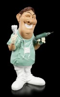 Funny Job Figur - Zahnarzt mit Bohrer