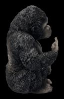 Gorilla Figurine Showing Middle Finger - Gone Wild