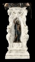 Perseus Figur auf Säule mit Medusenhaupt XL