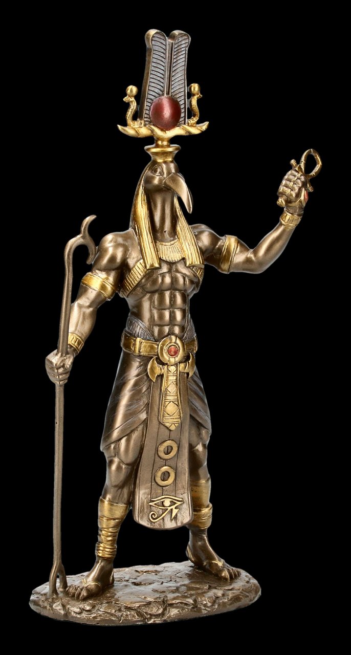 Egypt God Thoth Figurine - bronze