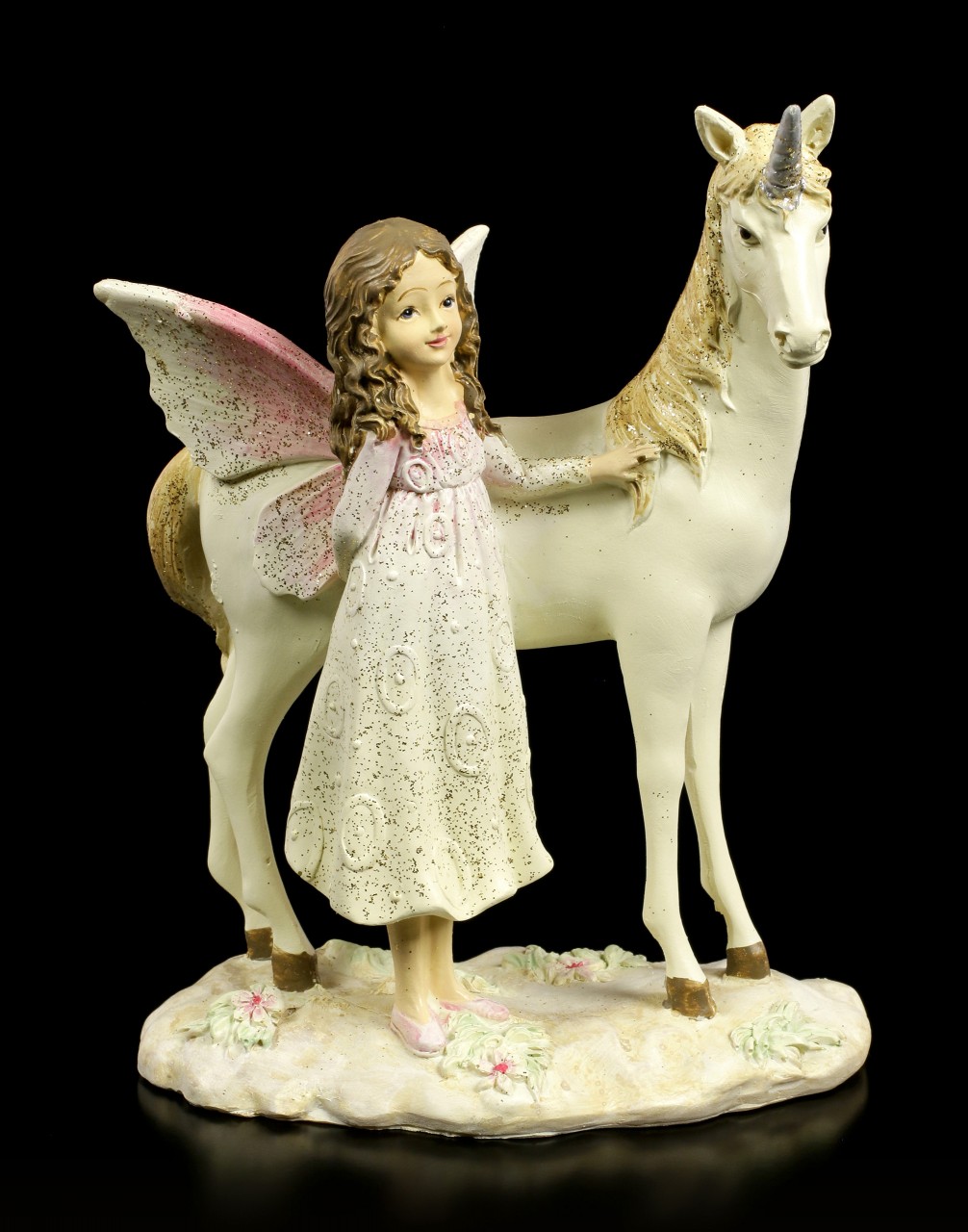 Dream Fairy Figurine with Unicorn