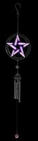 Windspiel - Pentagramm lila
