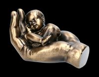 Baby in Hand Figurine - A Little Handful