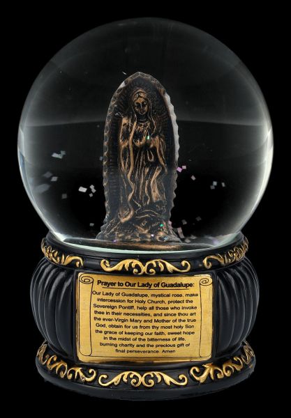 Snow Globe Mary - Our Lady of Guadalupe