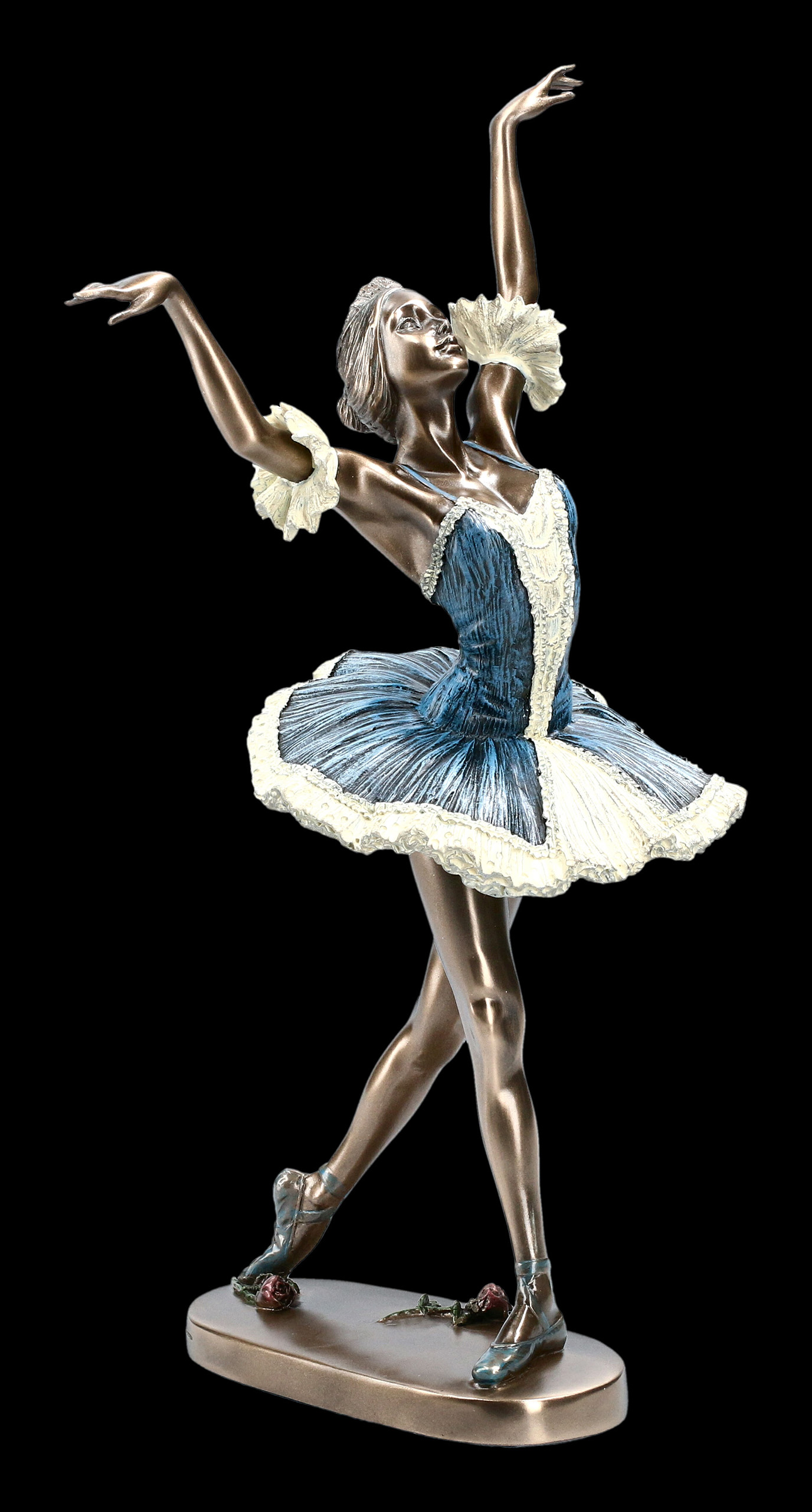 Ballerina 20 cm Gold Tutu Dekofigur Tänzerin Ballett Passe Attitude formano