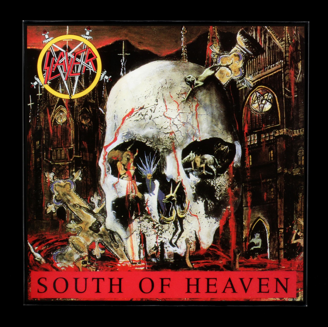 Slayer Hochglanz Bild - South of Heaven