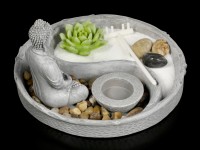Zen Garten mit Buddha Figur - Garden of Tranquility
