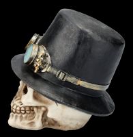 Skull - Steampunk Gentelman with Top Hat
