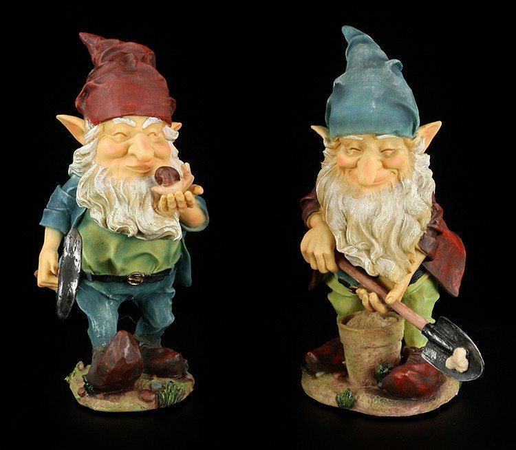 Garden Gnomes - Gardener and Digger