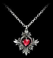 Alchemy Gothic Herz Halskette - Bouquet of Love