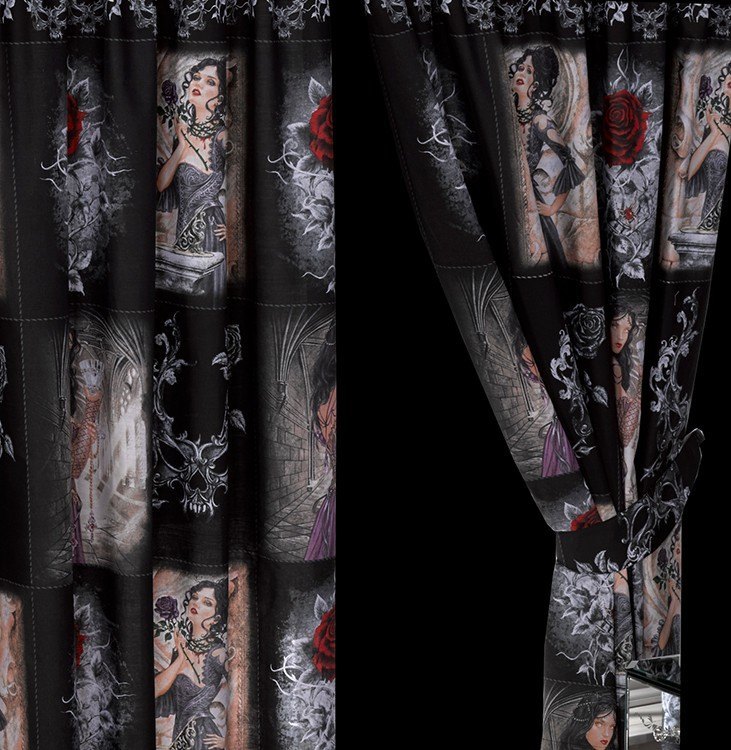 Story Of The Rose - Alchemy Gothic Curtains