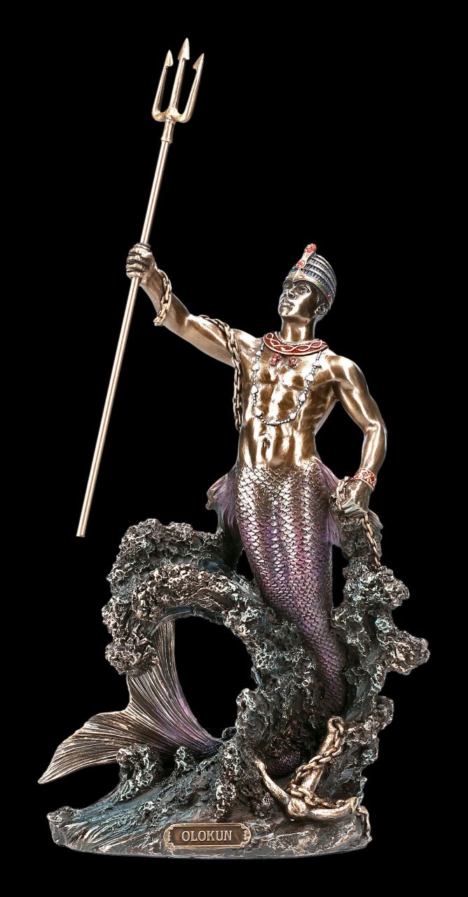 Olokun Figurine - Yoruba God of the Sea