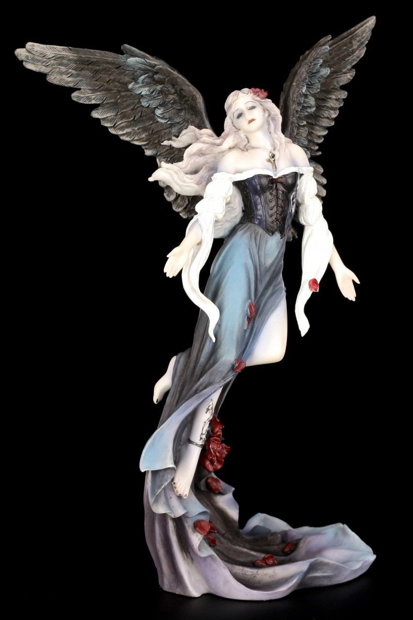Gothic Engel Figur - Der Himmel kann warten