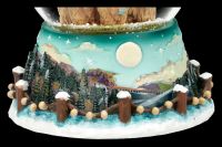 Highland Cow Schneekugel - Winter