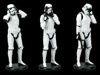 Three Wise Stormtrooper Figurines