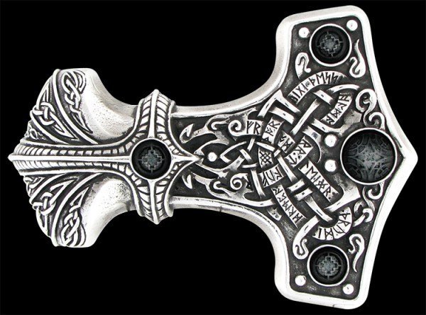 Alchemy Gürtelschnalle - Thors Hammer Mjolnir