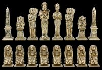 Schachfiguren Ägypten - Metall groß
