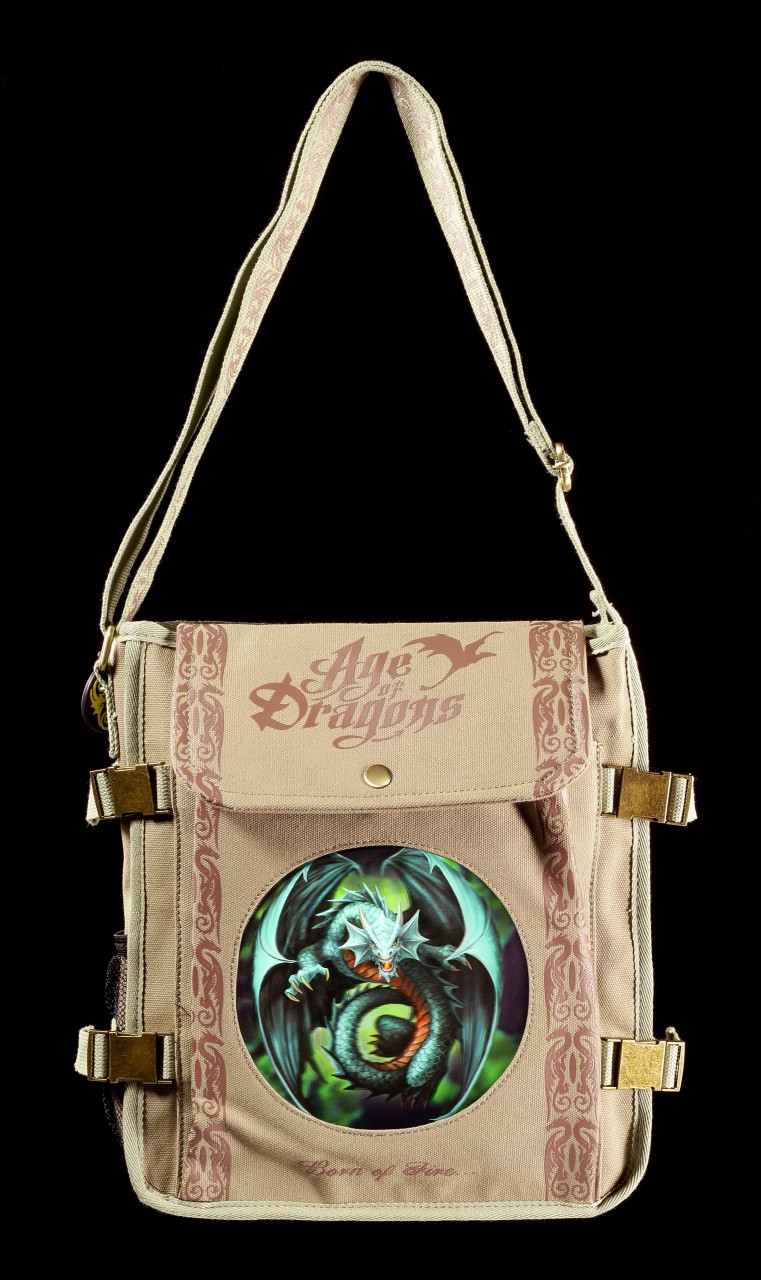 Side Bag with 3D Picture - Jade Emerald Dragon